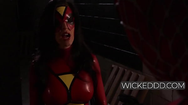 Busty Spiderwoman Hooks Up With Spiderman