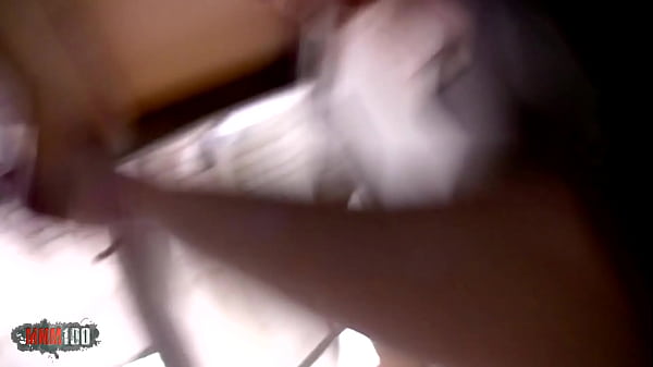 Skinny french blonde MILF fucked in the ass for money in the wharehouse