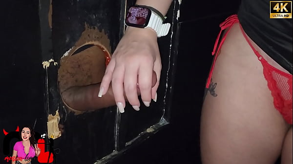 It was so hot at the gloryhole that I decided to give it my ass!