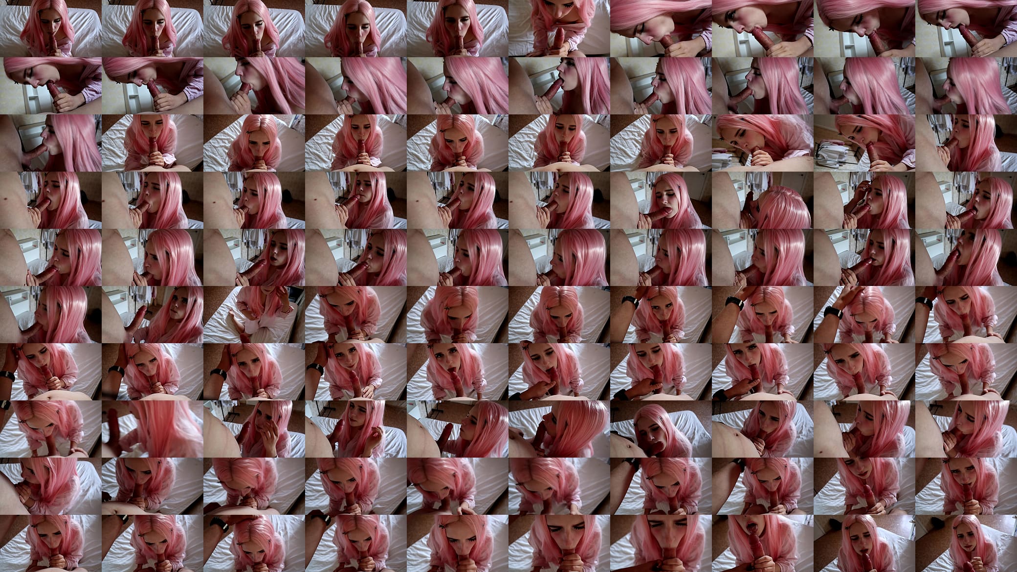 my cute pink-haired girlfriend bu66legum sucks a dick 预览图