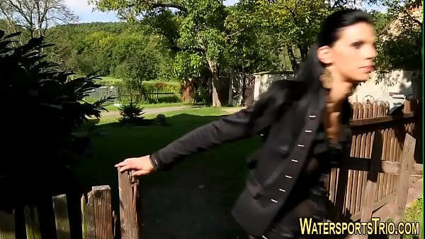 Download Video - Clothed lesbian pisses ho