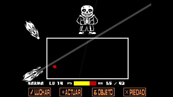 Sans pelea jefe undertale