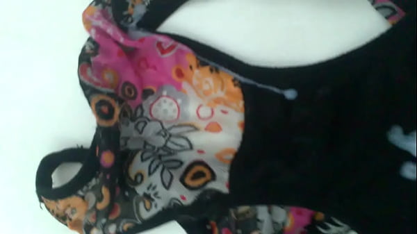 Cumshot on sexy pantiy