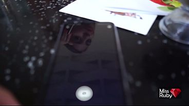 Wearing Vibrating Panties In Public Place - Hot Orgasm In Restaurant During Dessert