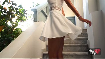 Download Video - Wearing Vibrating Panties In Public Place - Hot Orgasm In Restaurant During Dessert