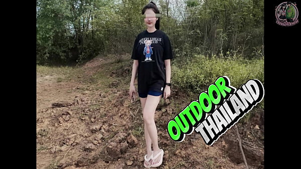 Ninew Thai POV - Thai Teen Amateur Outdoor Fuck – POV Creampie In Nature เสียงไทย