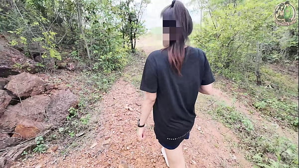 Download Video - Thai Teen Amateur Outdoor Fuck &ndash; POV Creampie In Nature เสียงไทย