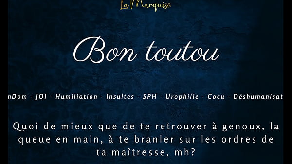 Bon toutou - French audio porn joi femdom