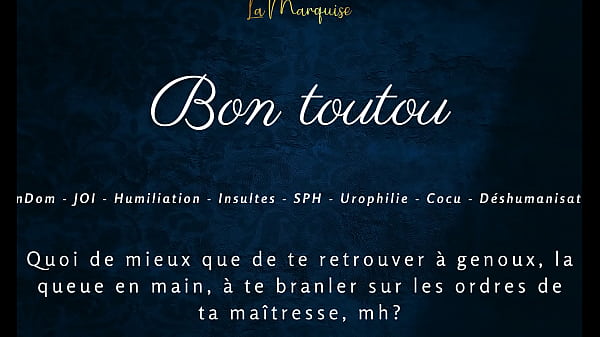 Bon toutou - French audio porn joi femdom