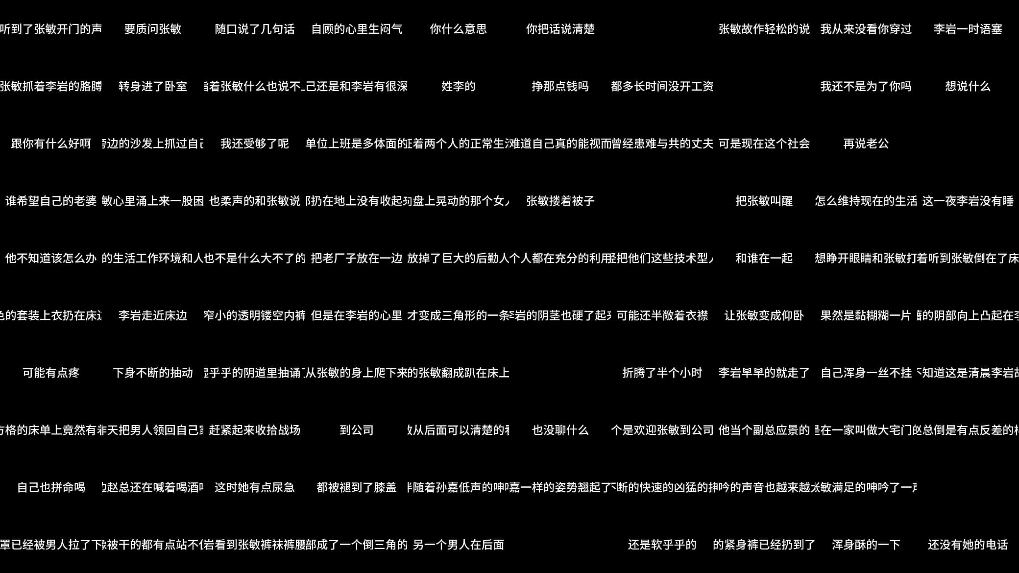 张敏 第六章 公关少妇 中 预览图