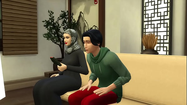 Step son fucks step mom hard when step dad is away for job