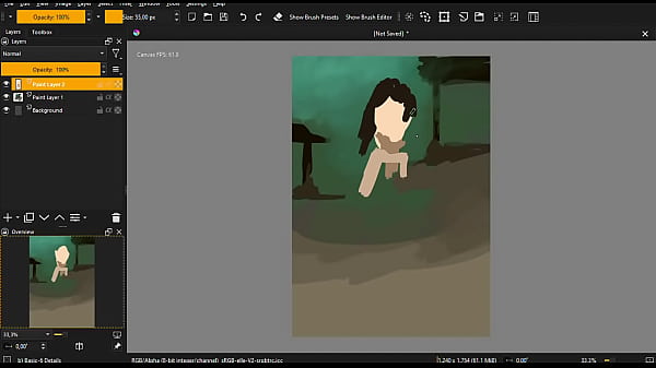 Trying to QuickPaint Hentai Painting Test Video