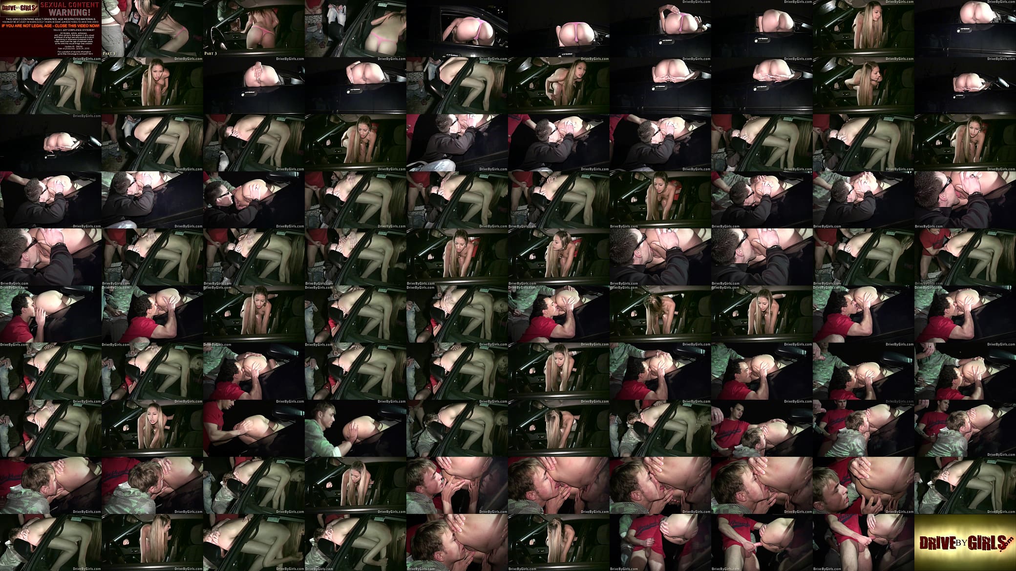 Kitty Jane PUBLIC car window gangbang with several random strangers 预览图