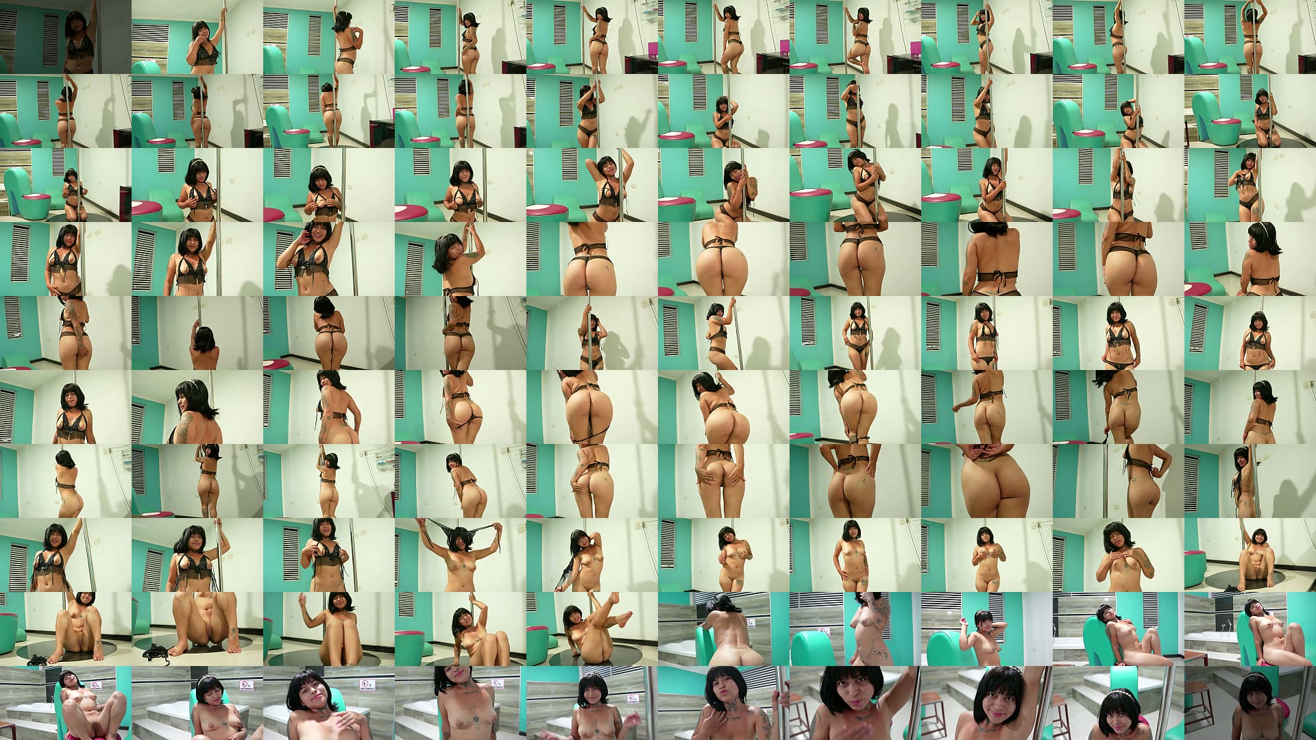 Modelo hace un lindo baile g&oacute;tico 预览图