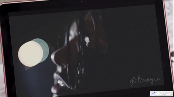 Download Video - GIRLSWAY - Lesbian couple watching porn together - Darcie Dolce and Emily Willis