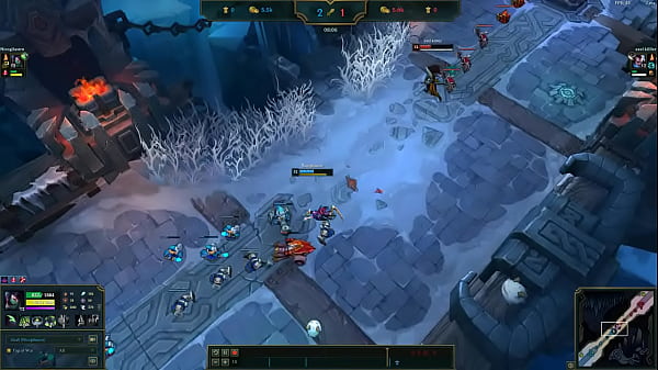 Main akali destruye emocionalmente a un OPT pared de viento con la picha corta