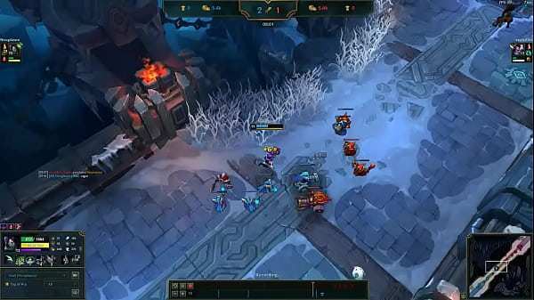 Main Akali emotionally destroys a wind wall OPT with the short dick
