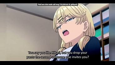 Download Video - Let's Me Use Her Pussy 4 - Busty hentai student gives wet handjob