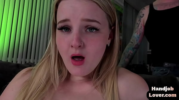 Curvy pov gf wanking after masturbation until orgasming
