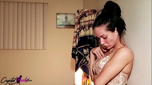 Download Video - Lover Spanks Ass Beautiful Babe in Lingerie - Crystal Rush