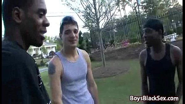 Interracial Naughty Gay Sex in Hardcore Video 19