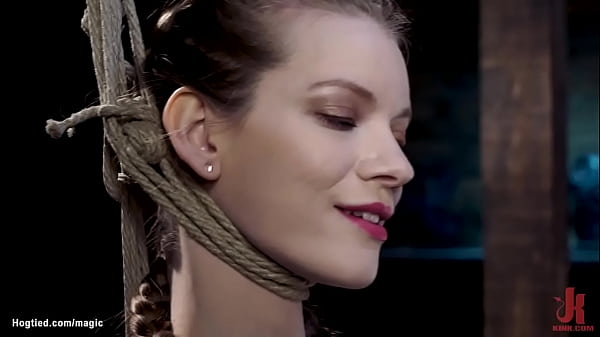 Hot brunette vibed in extreme bondage