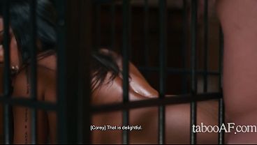 Kinky Neighbors Include Teen In Their Cage Play (She Loves It)