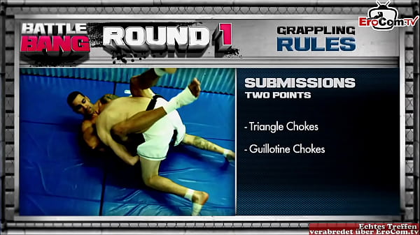 Petite blonde teen with small tits fucks in a boxing ring