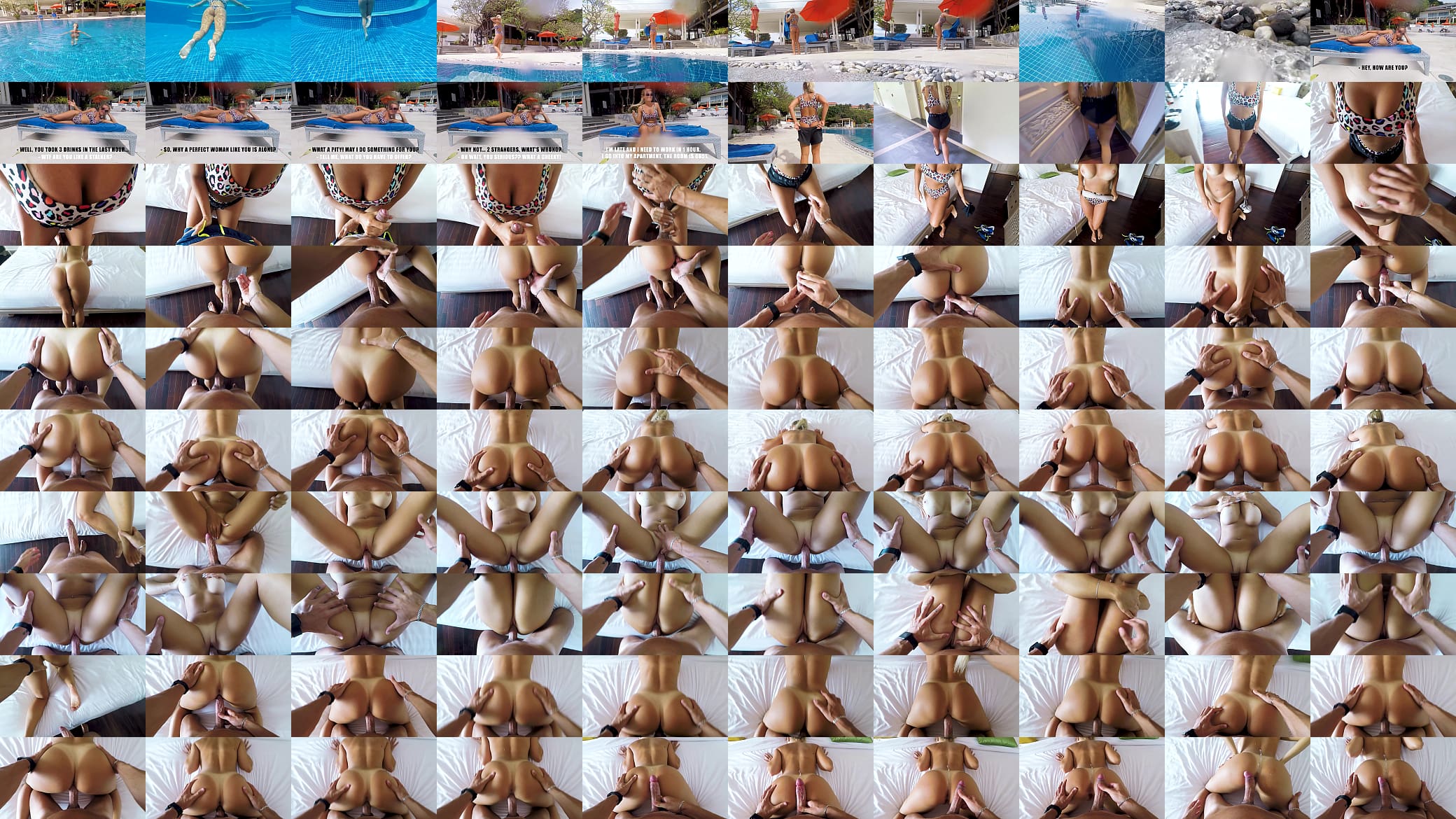 Picked Up at the Pool, She Invited me in her Apartment! 预览图
