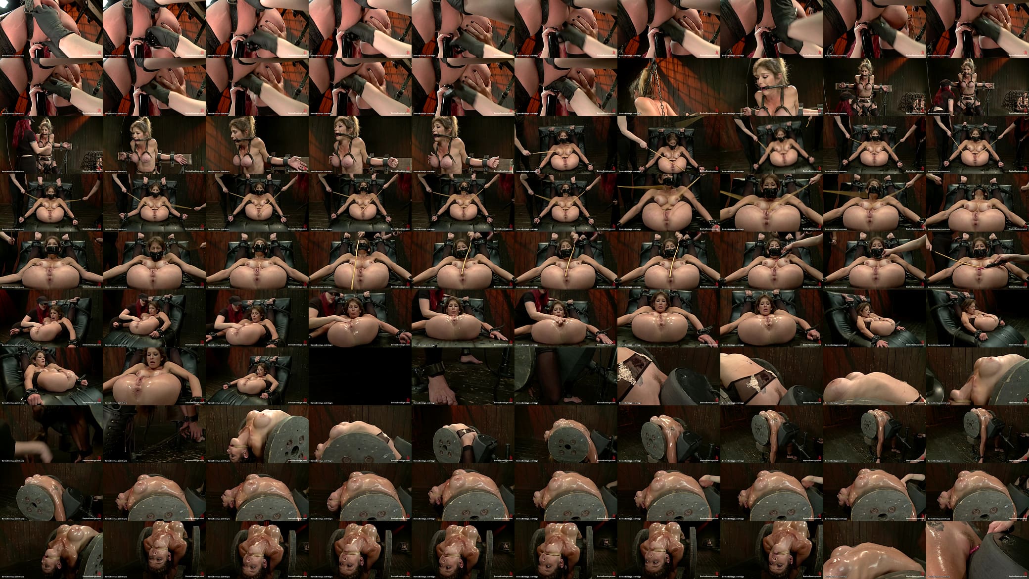 Oiled and back arched lesbian on sybian 预览图