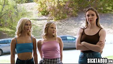 Naughty lesbian MILF Dana Vespoli fucks three sexy teens in a foursome