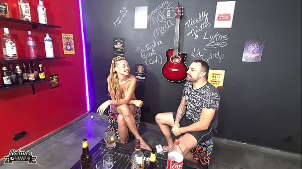 Lukas Zaad's Boteco - Casadinha arrived naked at the bar and got a stick in her pussy