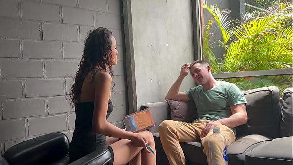 One of my patients manages to turn me on and let me hard in my tight pussy - ABBY CARTER