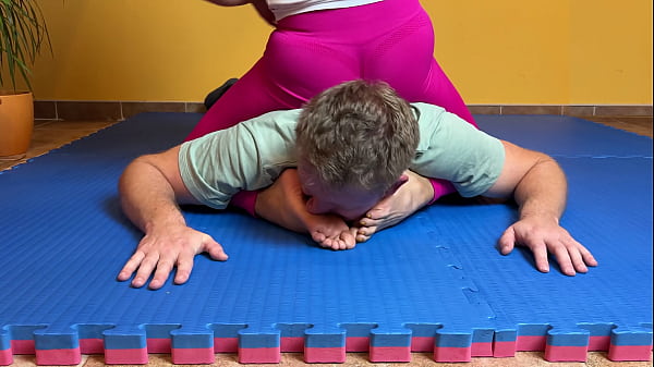 Face Deep In Feet Wrestling Domination Escape Attempt