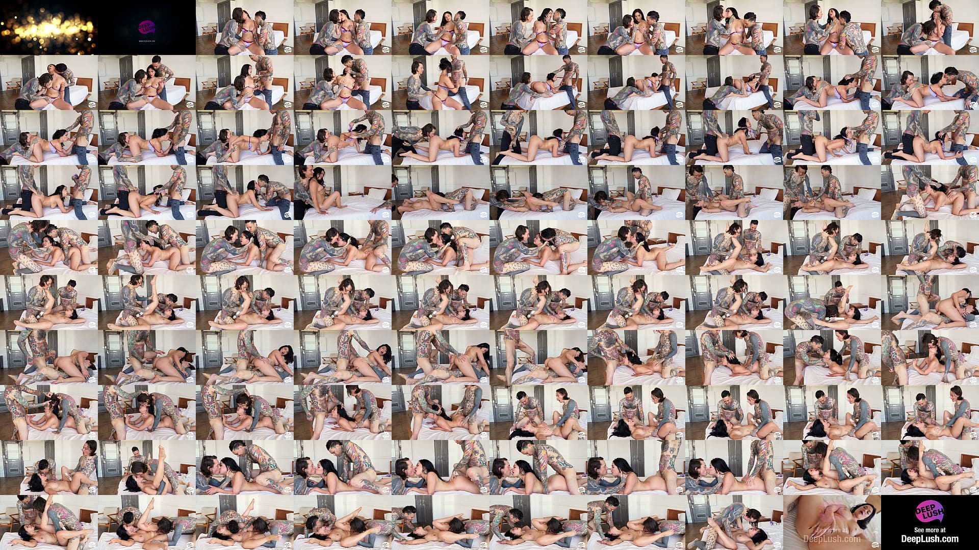 orgasm after orgasm threesome with Scarlett Alexis 预览图