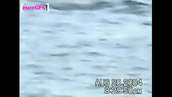 Gabriella fucks a guy in the water