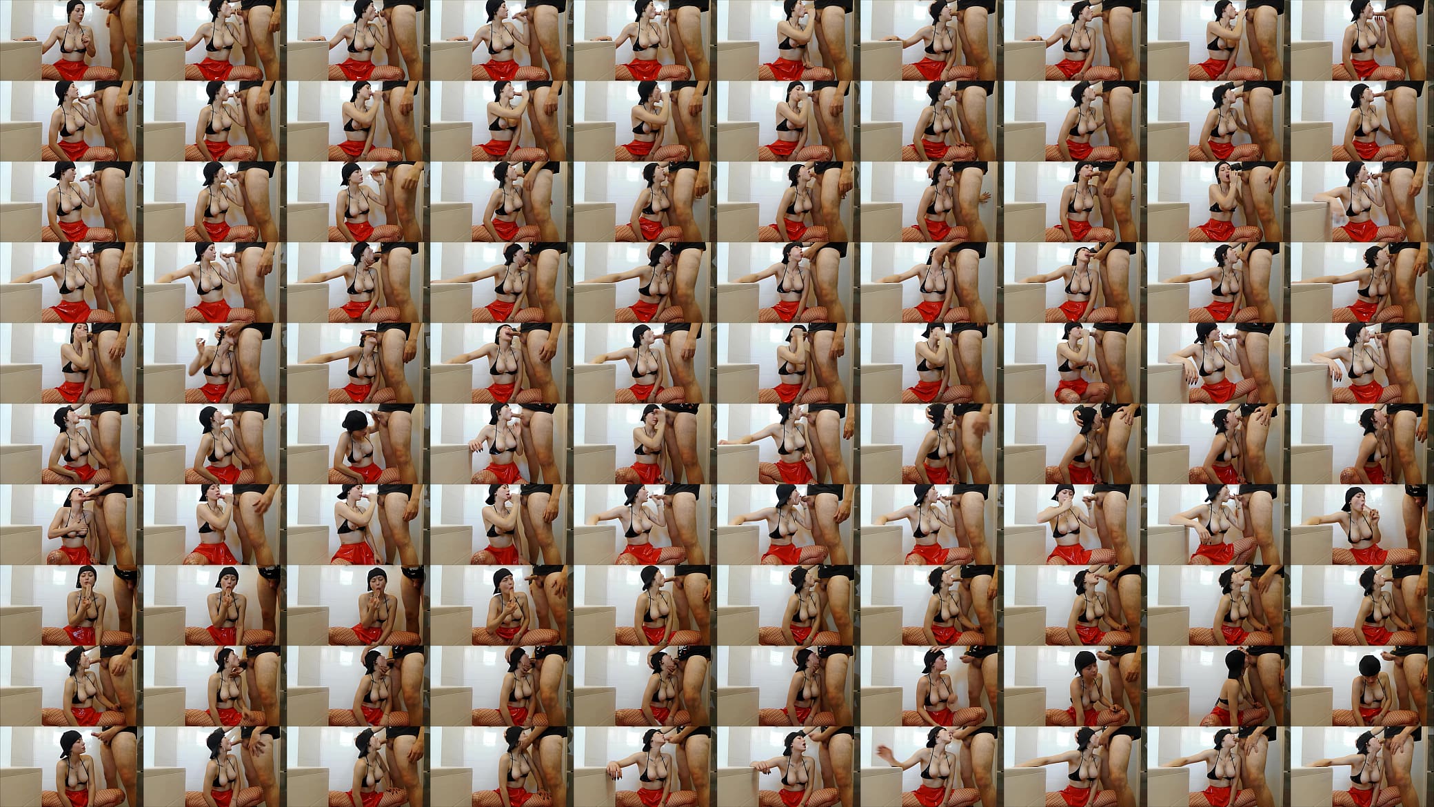 Hot Short Hair Teen Lisa Sloppy Deepthroat Rough Facefuck Blowjob 预览图