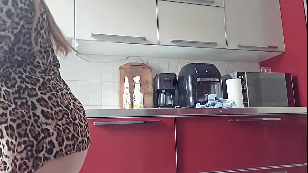 hot girl cleaning and asks questions at the end