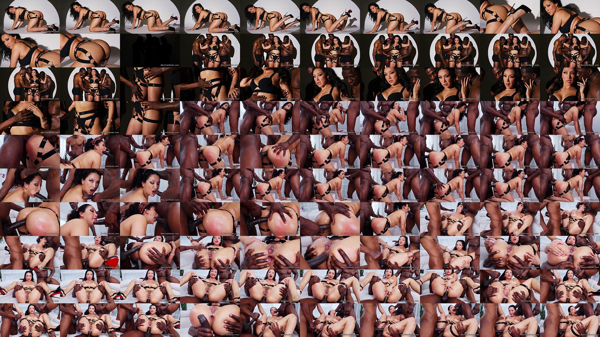 Latina double penetration interracial group sex 预览图