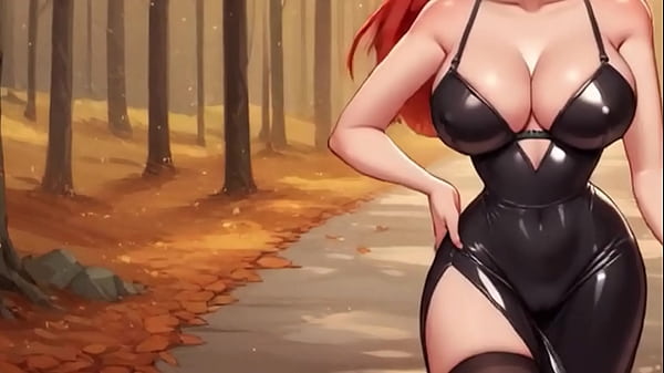 Bouncing Boobs and blowing a dildo