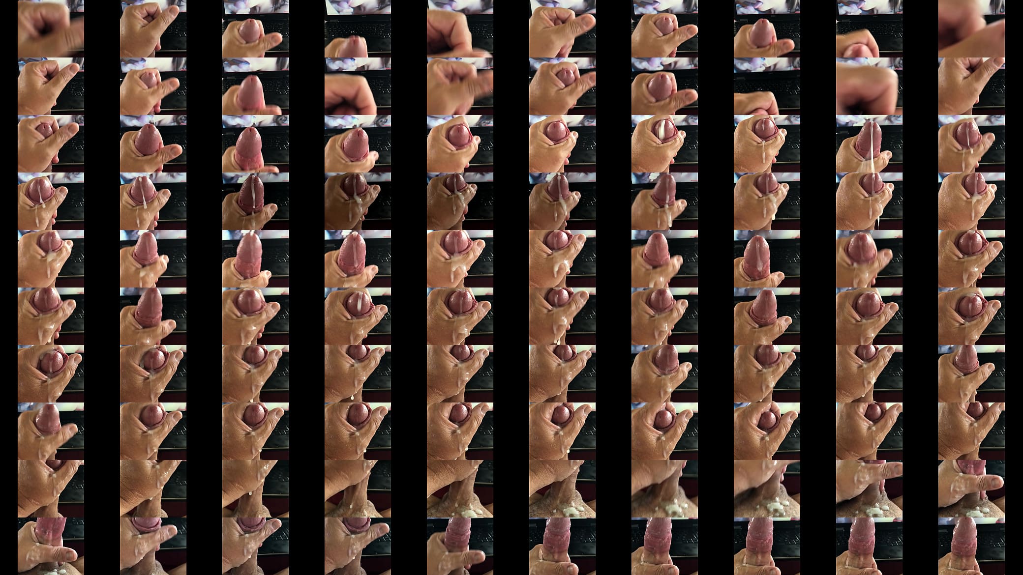 Jerking off to porn 预览图