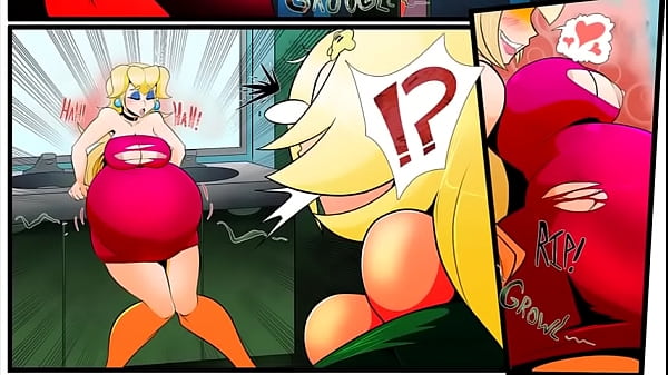Peach Party - Boobs And Belly Growth Mushroom - Lesbian Hentai Comic Porn Video