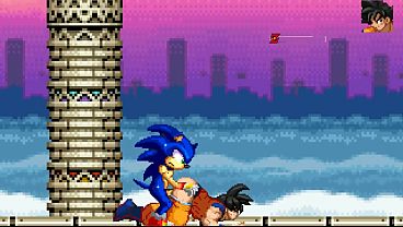MUGEN: Sonic The Hedgehog Fucks Son Goku