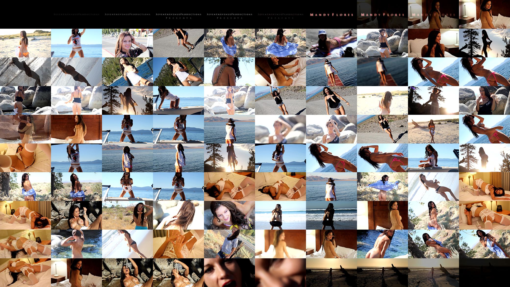 Mandy Flores Beach and Nude Modeling tease video 预览图