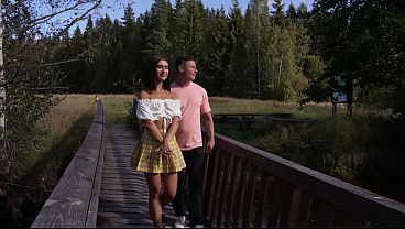 Fucking my sweet busty course mate