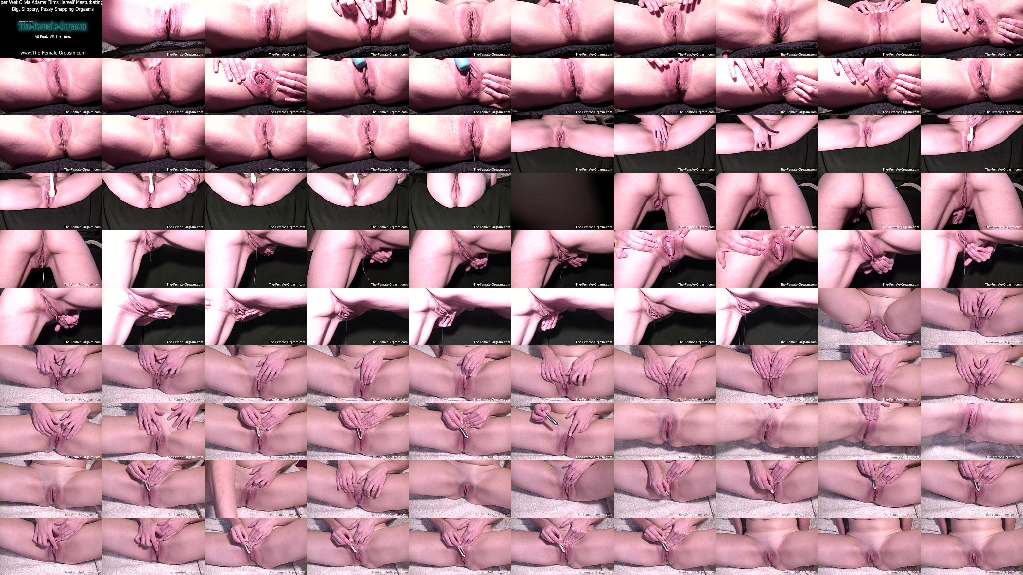 Dripping Wet Pussy Selfie Bating to Multiple Pulsating Orgasms 预览图