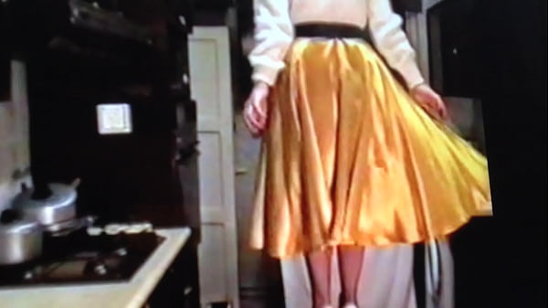 Made To Raise Her Satin Skirt (2)