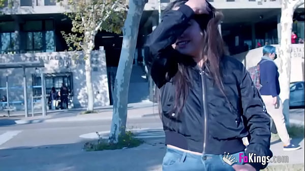 Download Video - 19yo babe&comma; NAKED IN THE STREET and getting fucked&excl;