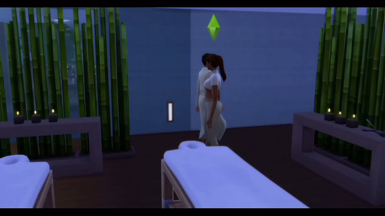 Hot and young masseusse gives bjs and hjs and gets spitroasted by her clients