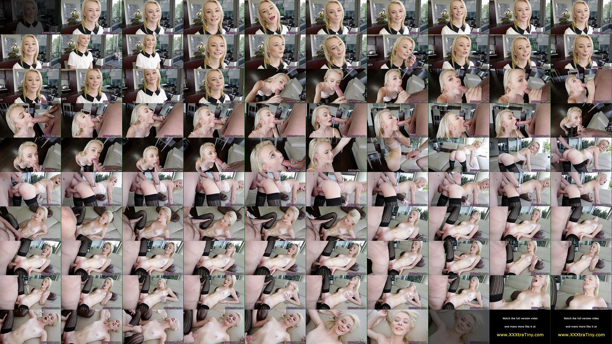 Tiny blonde gets cummed 预览图